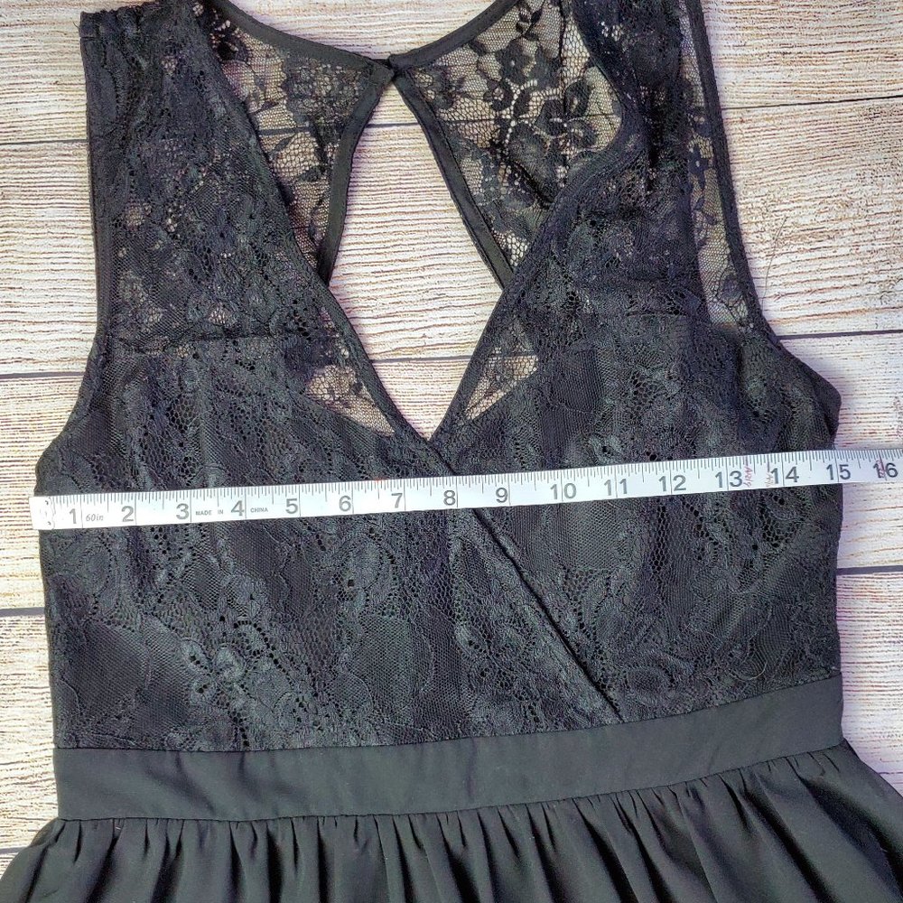 Lbd With Lace Top And Open Back - image 4